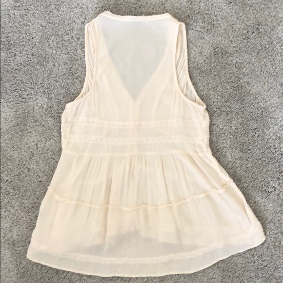 Cream Boho Top - Picture 2 of 4